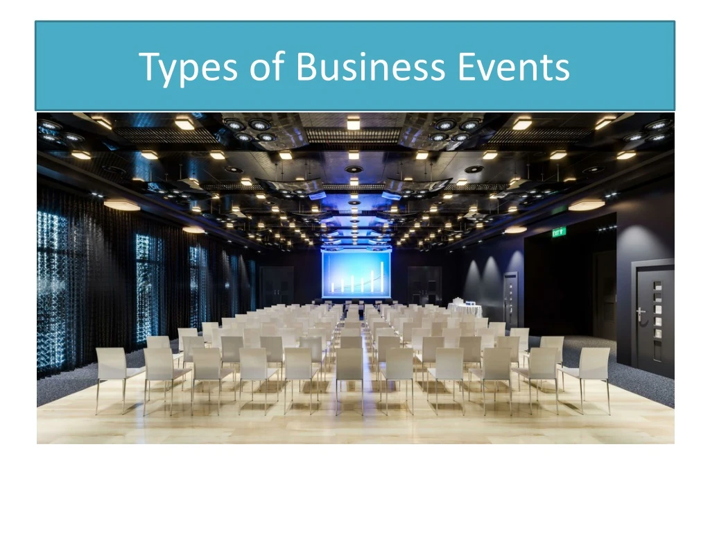 types of business events
