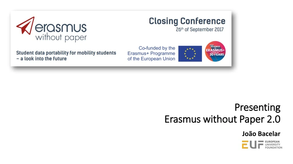 presenting erasmus without paper 2 0