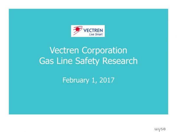 Vectren Corporation Gas Line Safety Research