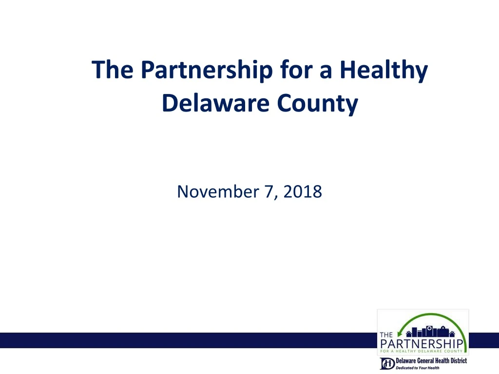 the partnership for a healthy delaware county