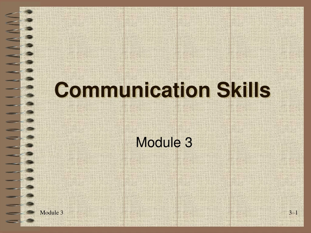 communication skills