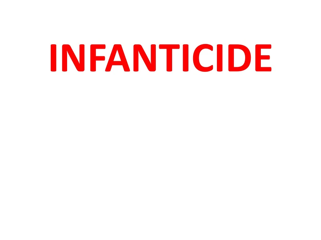 infanticide