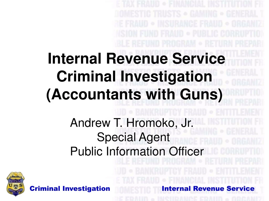 internal revenue service criminal investigation