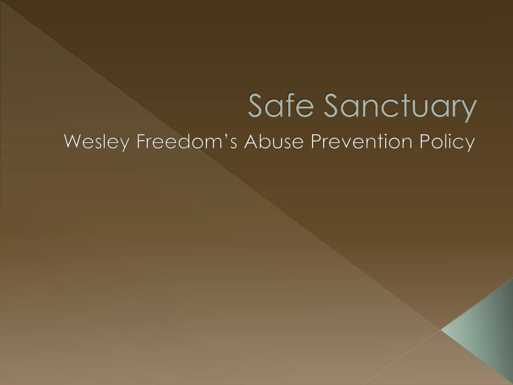 safe sanctuary