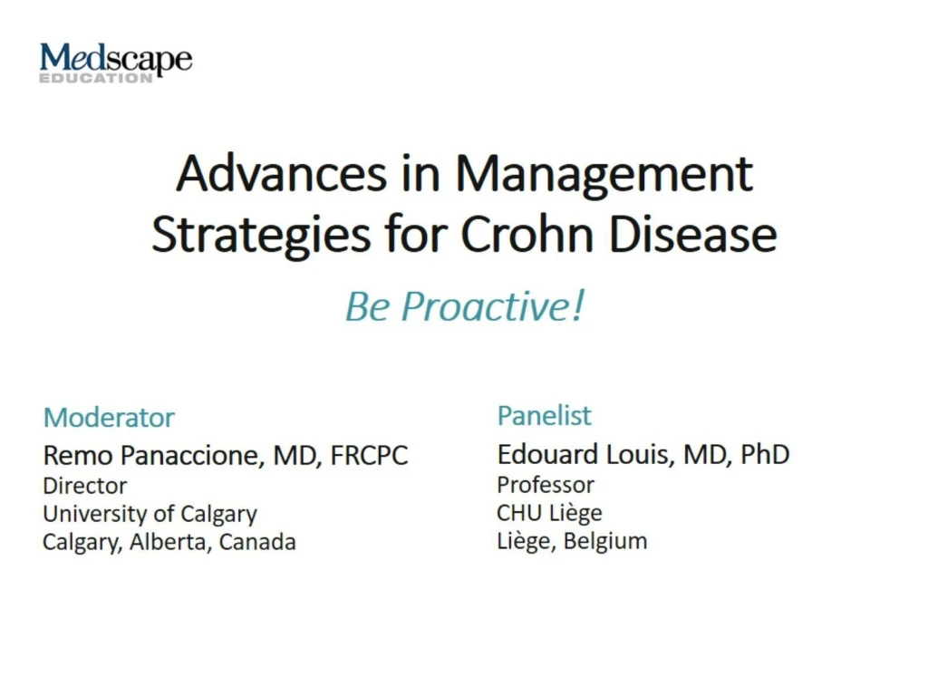 advances in management strategies for crohn disease