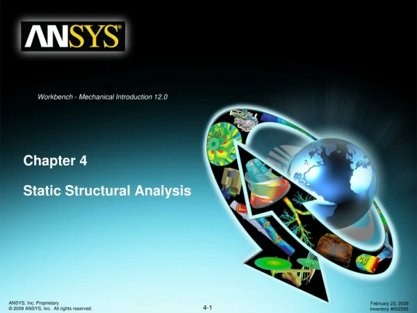 Chapter 4 Static Structural Analysis