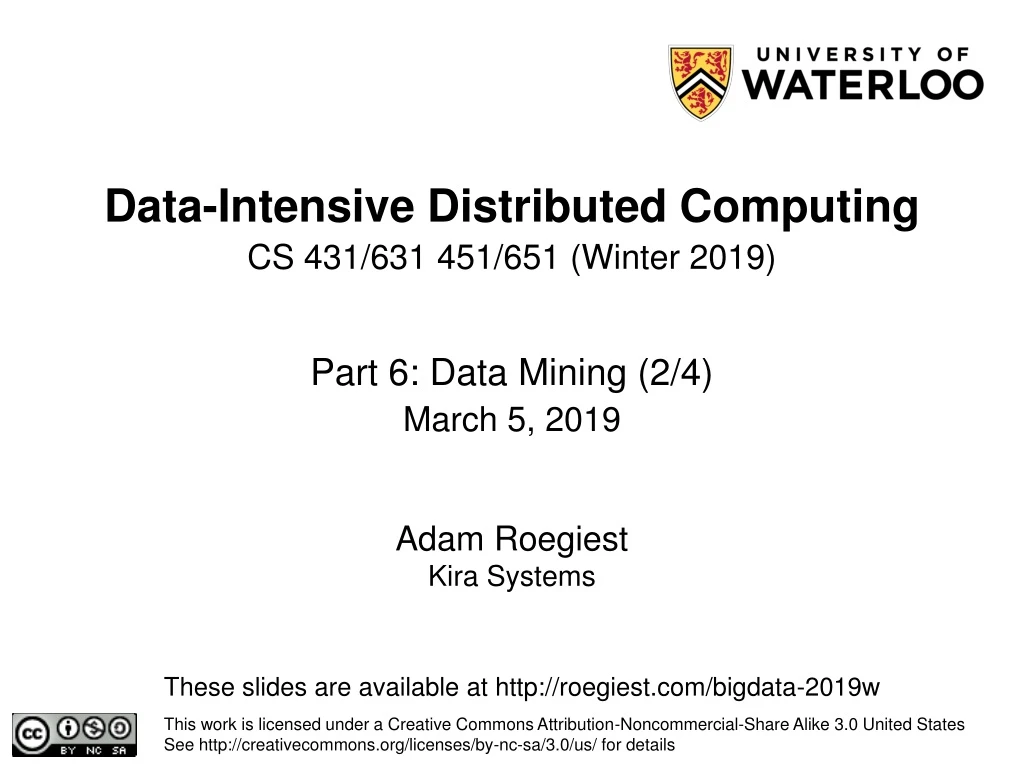 data intensive distributed computing