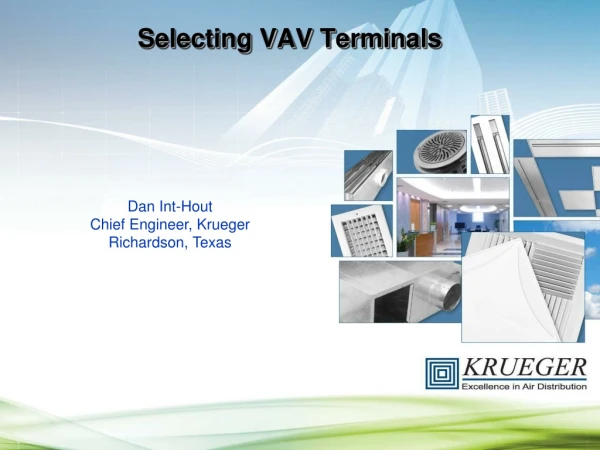 Selecting VAV Terminals