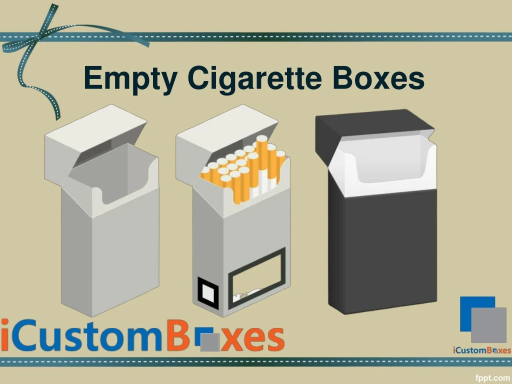 empty cigarette boxes