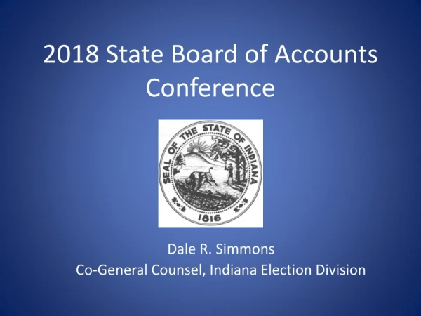 2018 State Board of Accounts Conference