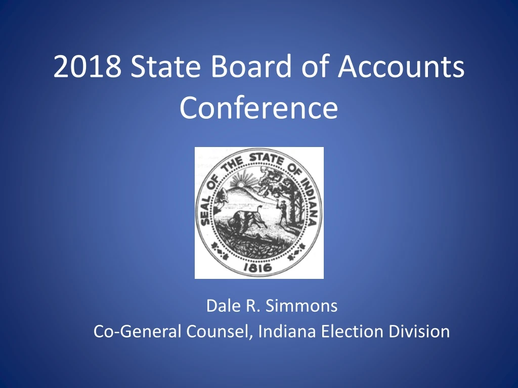 2018 state board of accounts conference