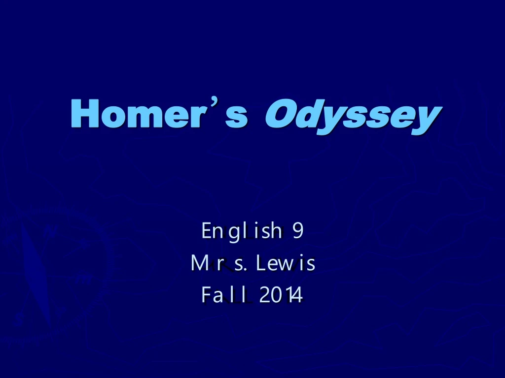 homer s odyssey