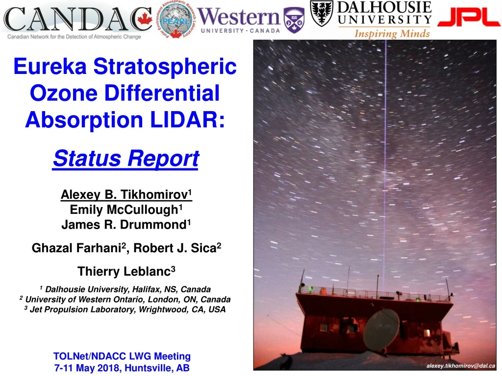 eureka stratospheric ozone differential