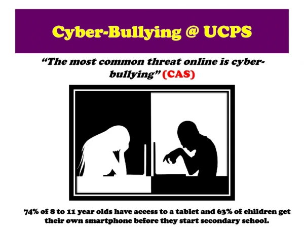 Cyber-Bullying @ UCPS