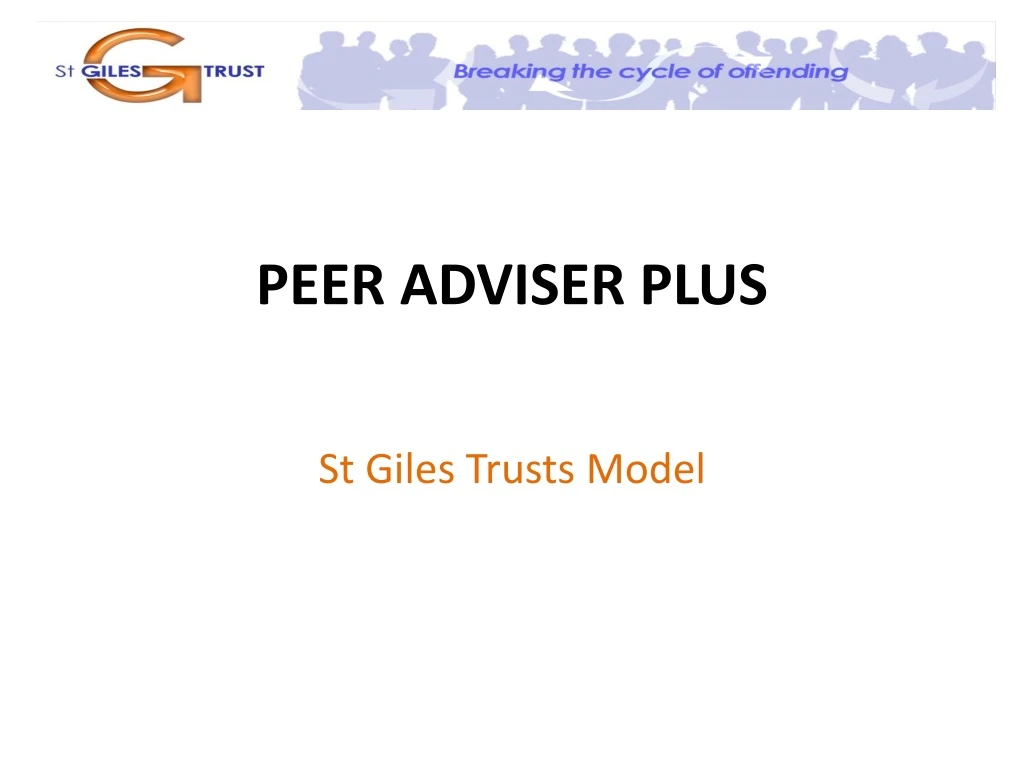 peer adviser plus