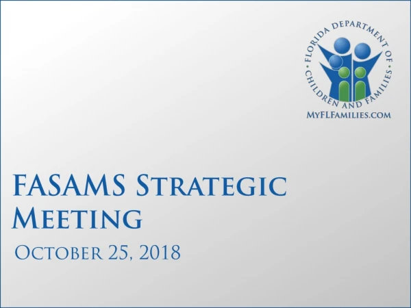 FASAMS Strategic Meeting