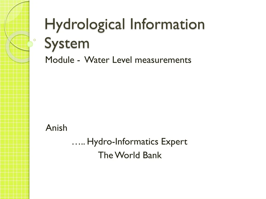 hydrological information system