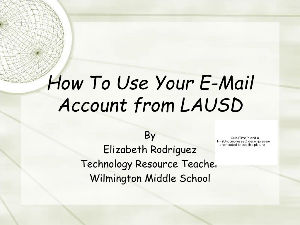 how to use your e mail account from lausd