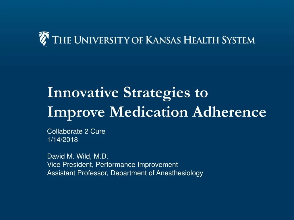 innovative strategies to improve medication adherence