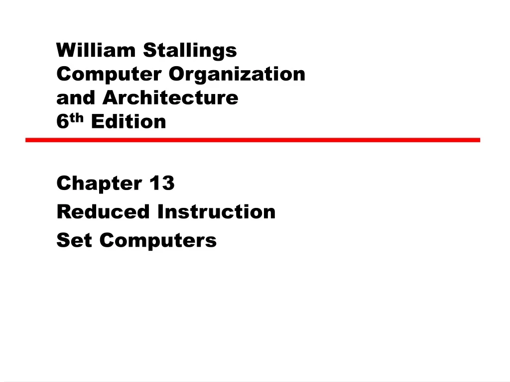 william stallings computer organization and architecture 6 th edition