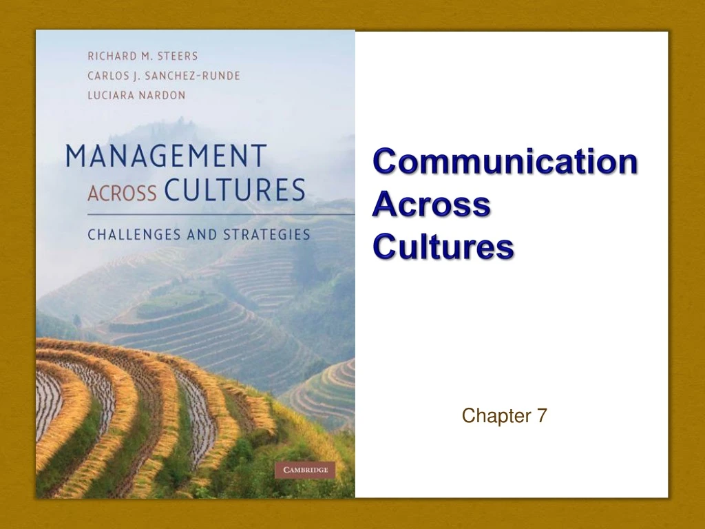 communication across cultures