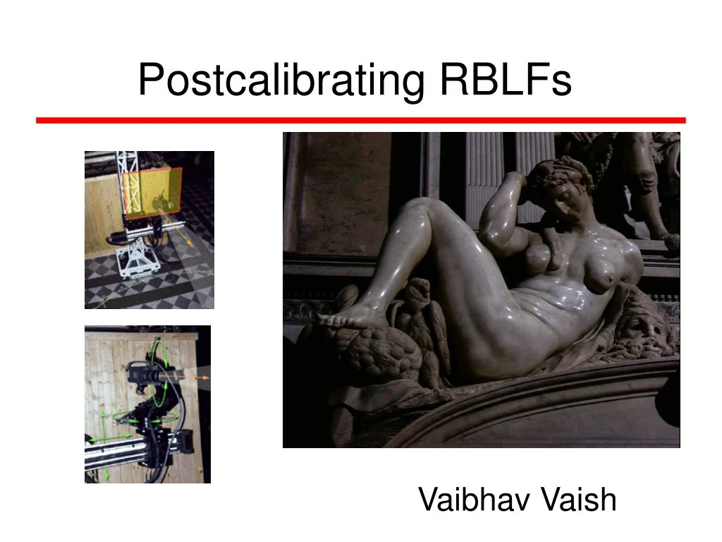 postcalibrating rblfs