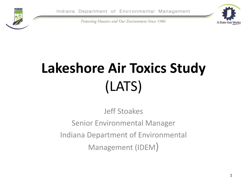 lakeshore air toxics study lats