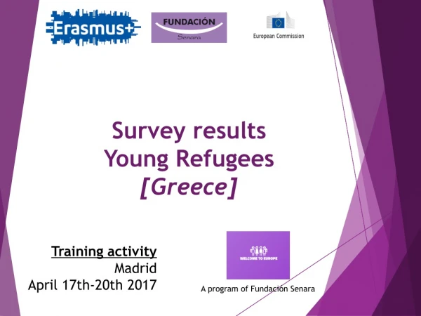 Survey results Young Refugees [Greece]