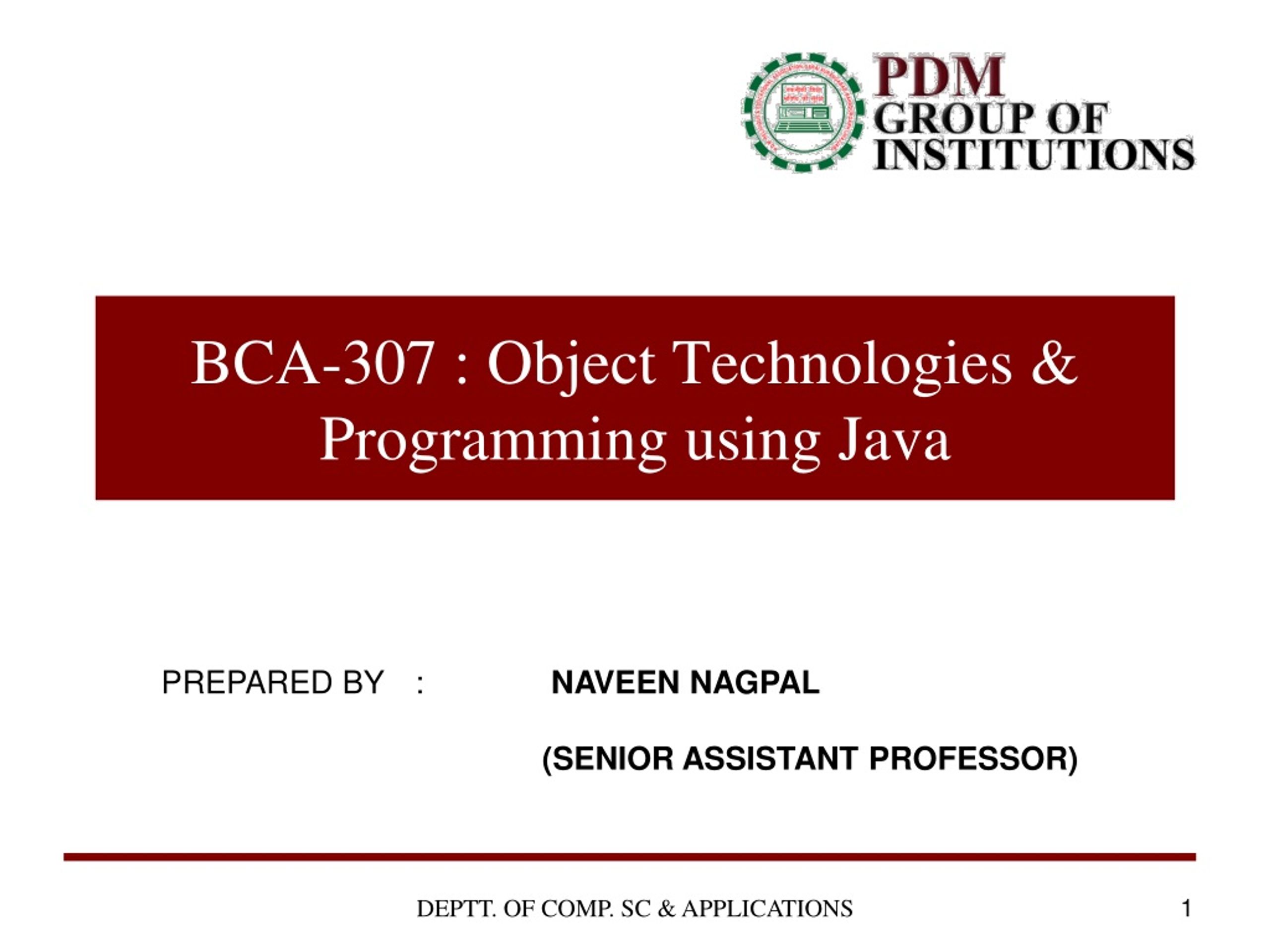 Java Packages: Organization and Reusability - slide 1
