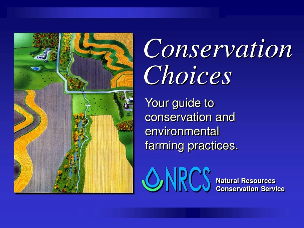 conservation choices