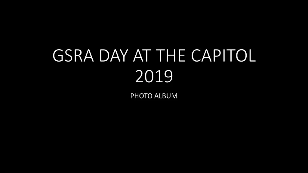 gsra day at the capitol 2019