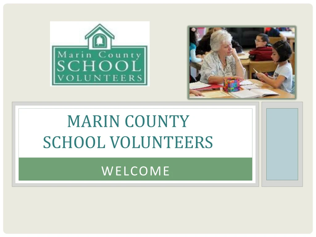 marin county school volunteers