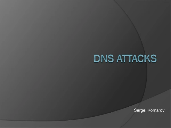 DNS AttackS