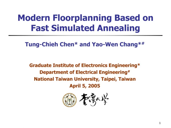 Modern Floorplanning Based on Fast Simulated Annealing