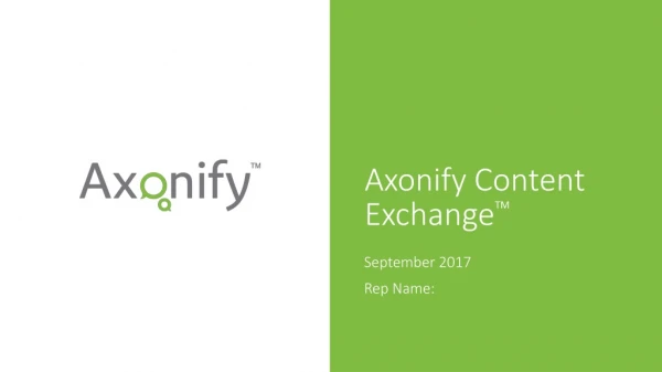 Axonify Content Exchange