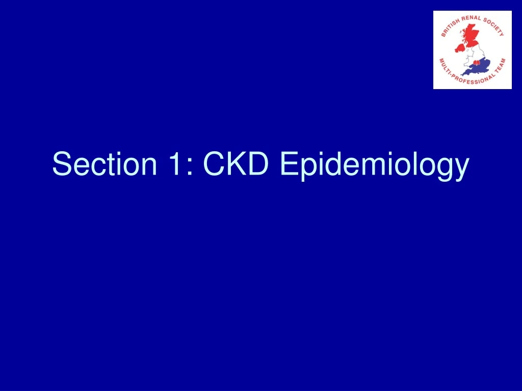 section 1 ckd epidemiology
