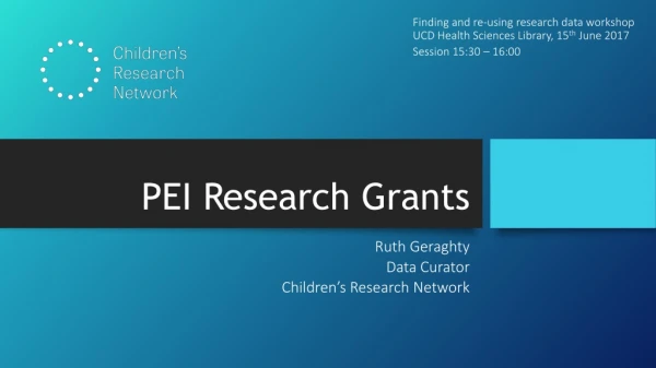 PEI Research Grants
