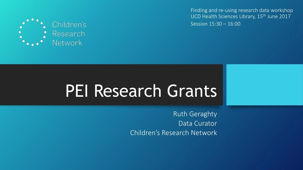 pei research grants