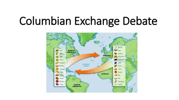 Columbian Exchange Debate