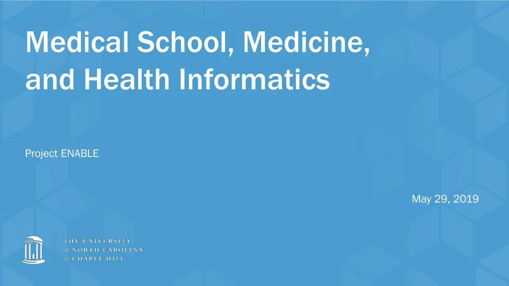 medical school medicine and health informatics