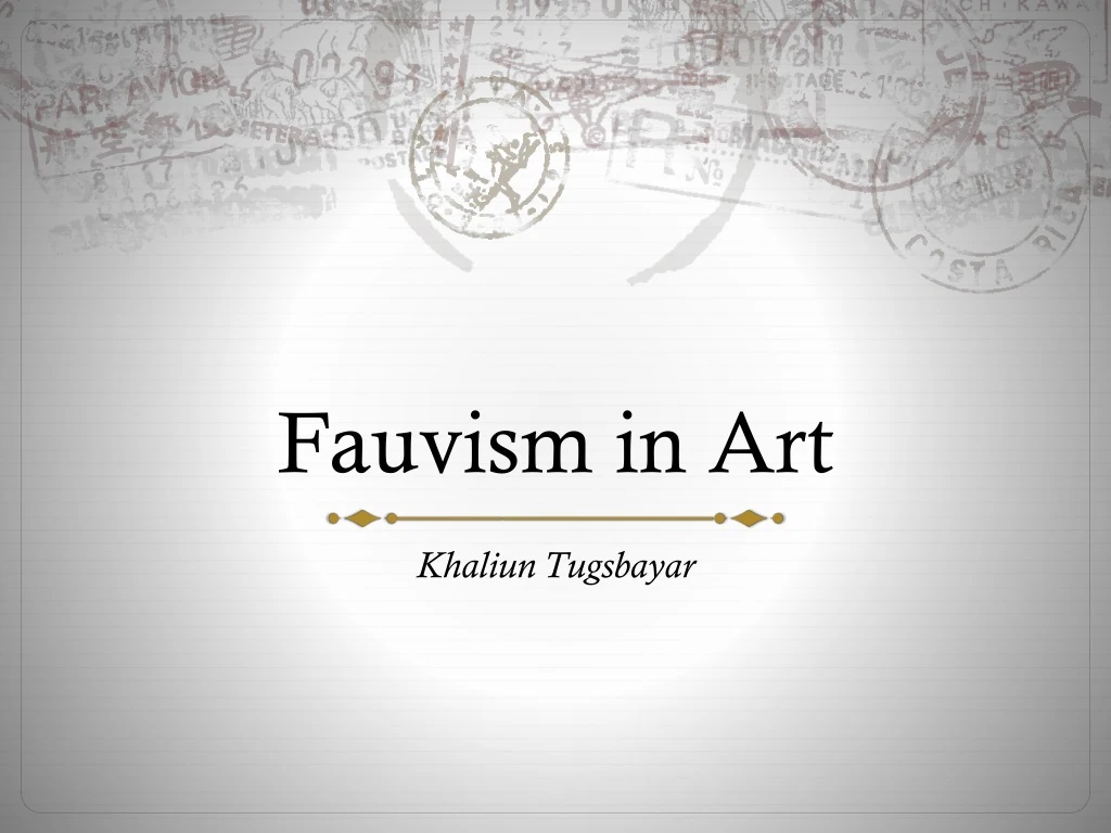 fauvism in art