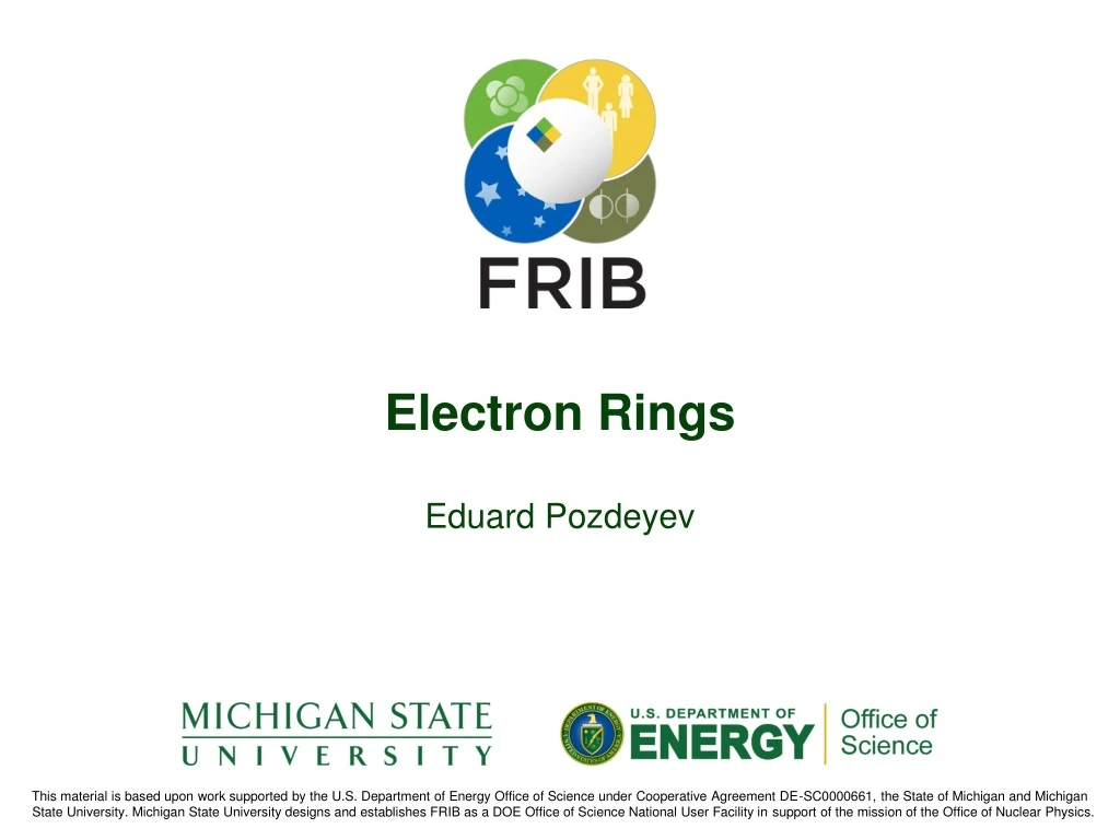 electron rings