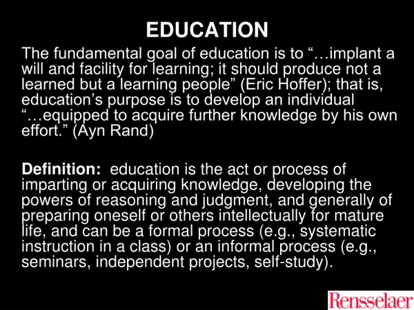 EDUCATION