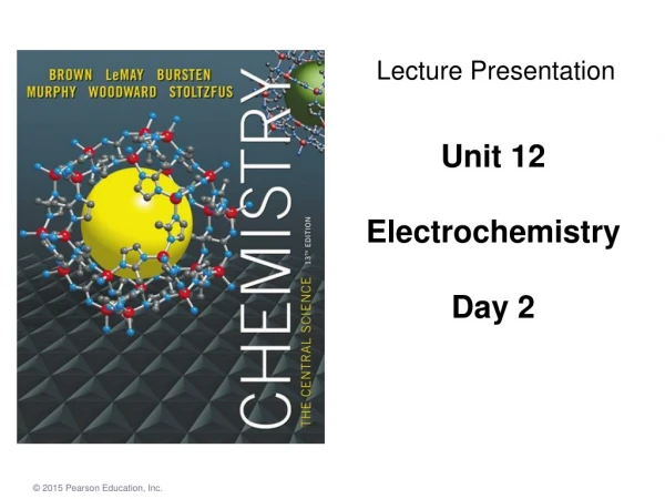 Unit 12 Electrochemistry Day 2