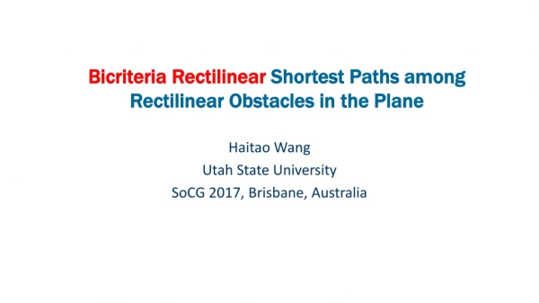 Bicriteria Rectilinear Shortest Paths among Rectilinear Obstacles in the Plane
