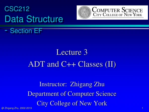 CSC212 Data Structure - Section EF