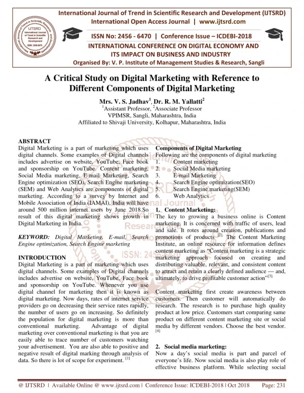 international journal of trend in international