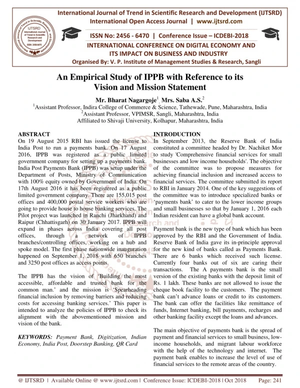international journal of trend in international