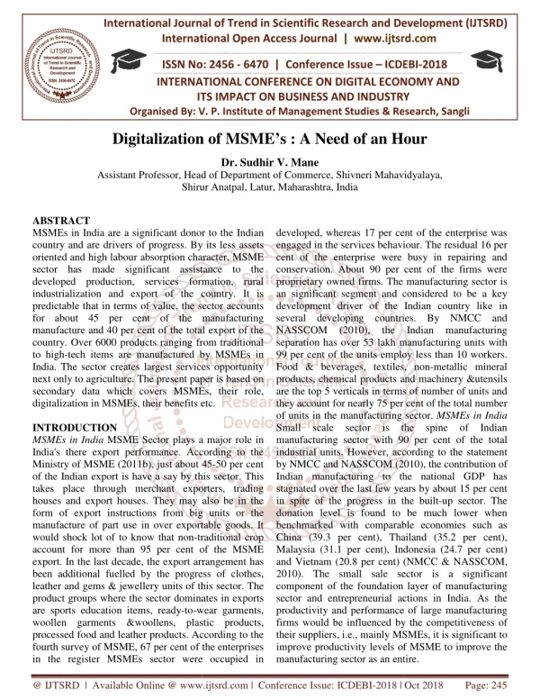 international journal of trend in international