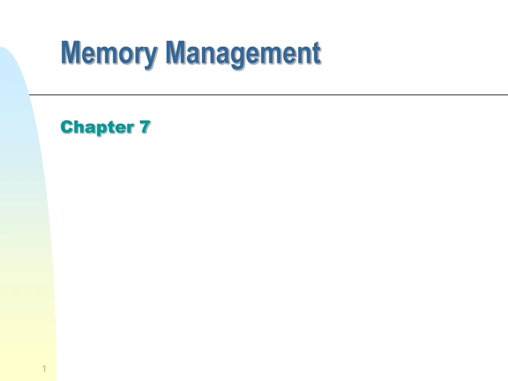 memory management